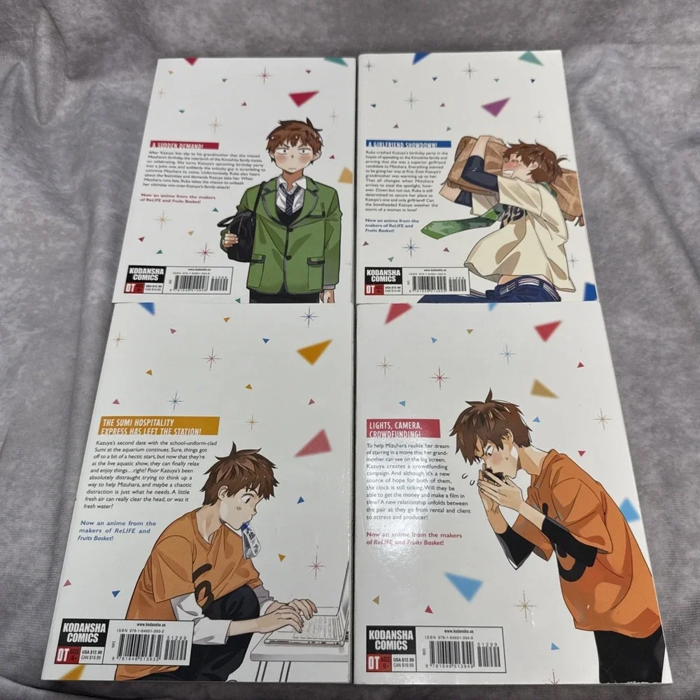 Rent-A-Girlfriend Manga English Volumes 1-13‎ Kodansha Comics Reiji Miyajima EUC